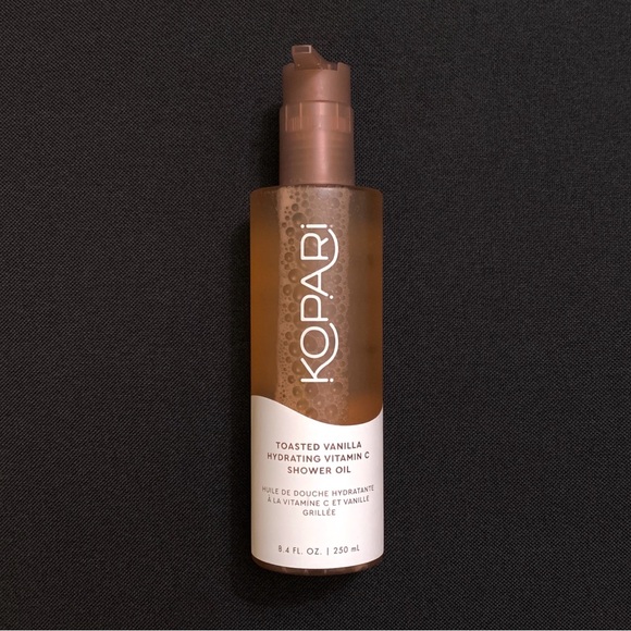 KOPARI Hydrating Vitamin C Shower Oil — Toasted Vanilla — Full Size 250 mL - Picture 1 of 3
